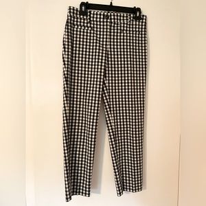 Ann Taylor Black & White Ankle Pants